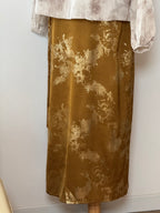 Golden Ink Set | Camicia stampa artistica e gonna jacquard
