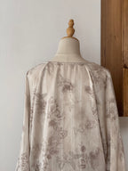 Golden Ink Set | Camicia stampa artistica e gonna jacquard