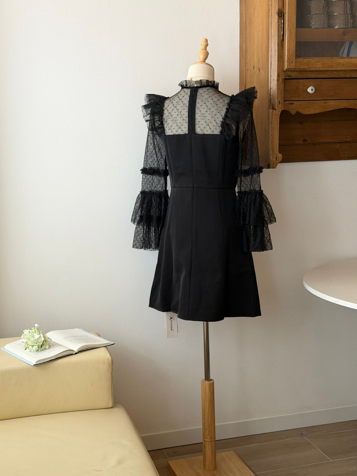 Black Lace Corset Dress | Abito con bustier e pizzo