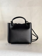 Borsa tote media in pelle intrecciata con dettagli a nodo