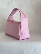 Borsa a spalla effetto “puff” in tonalità macaron