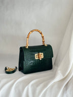 Bamboo Croc Bag - Medium
