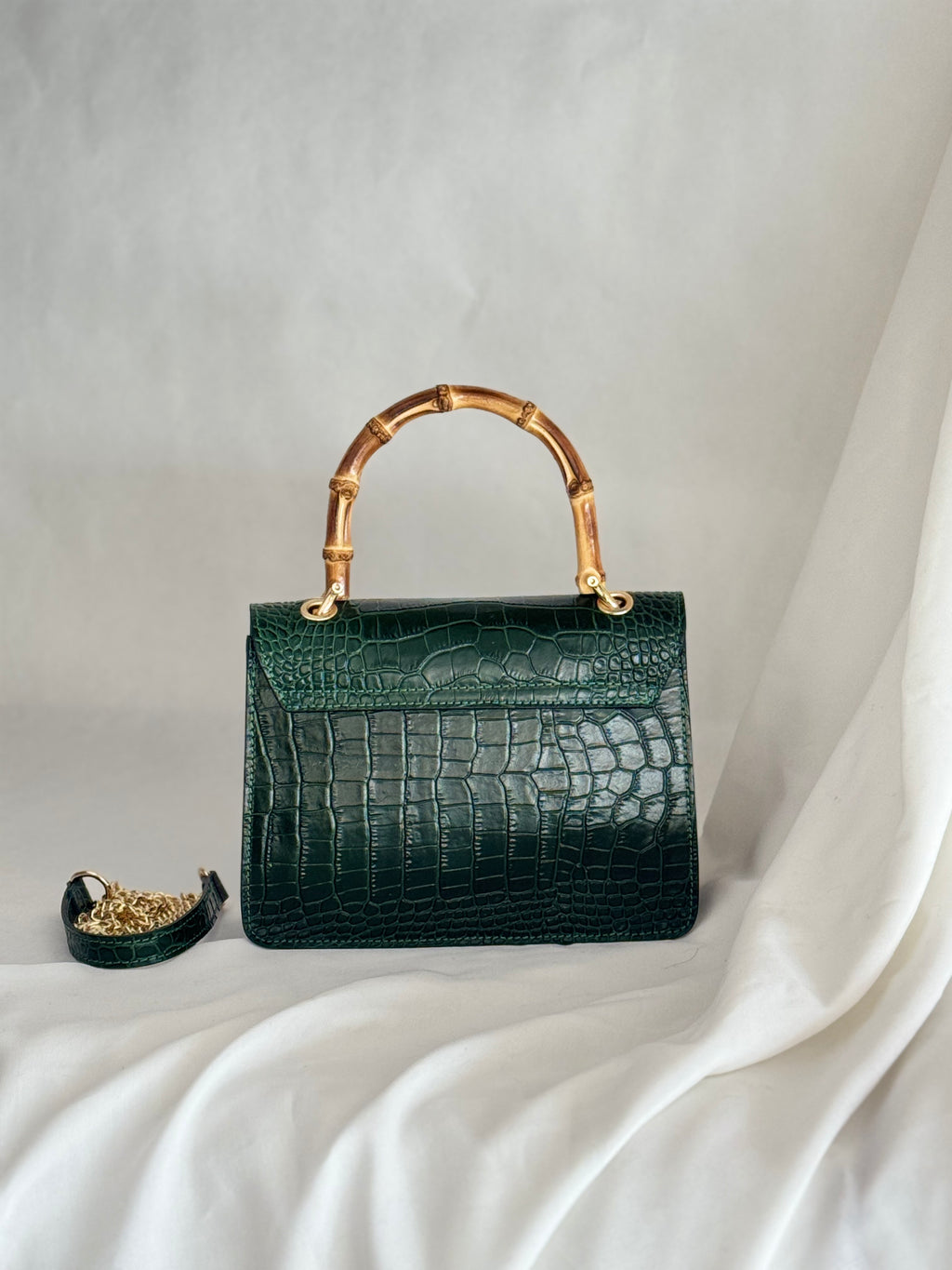 Bamboo Croc Bag - Medium