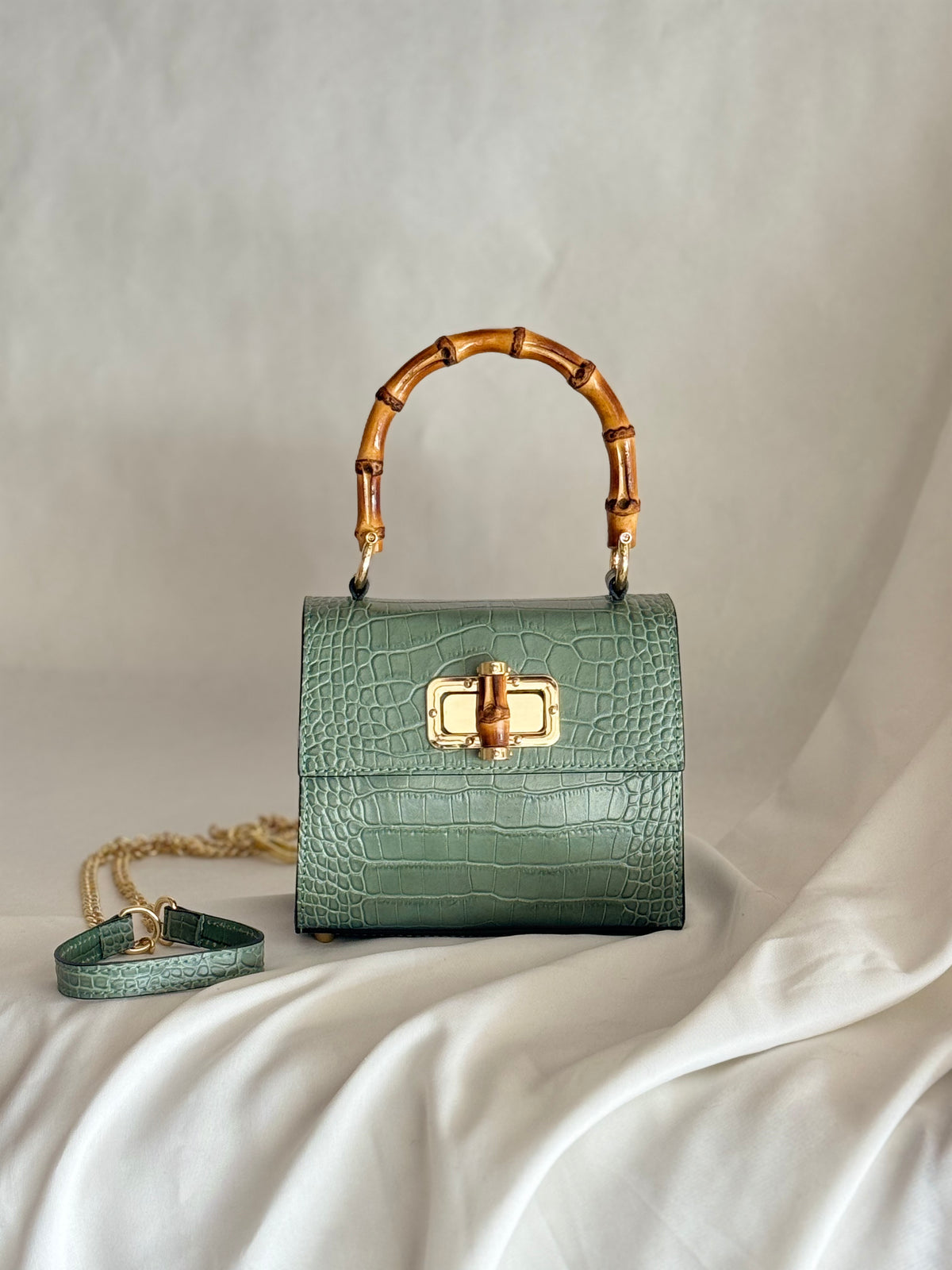 Bamboo Croc Bag - Piccolo