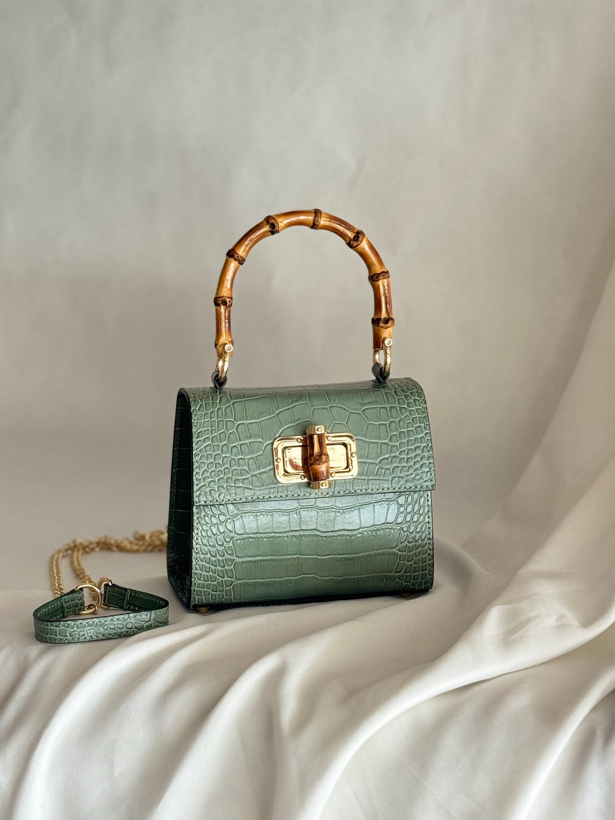 Bamboo Croc Bag - Piccolo