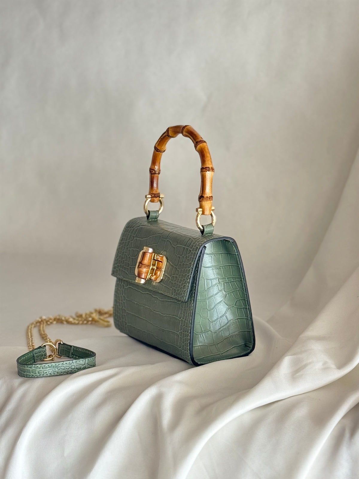 Bamboo Croc Bag - Piccolo