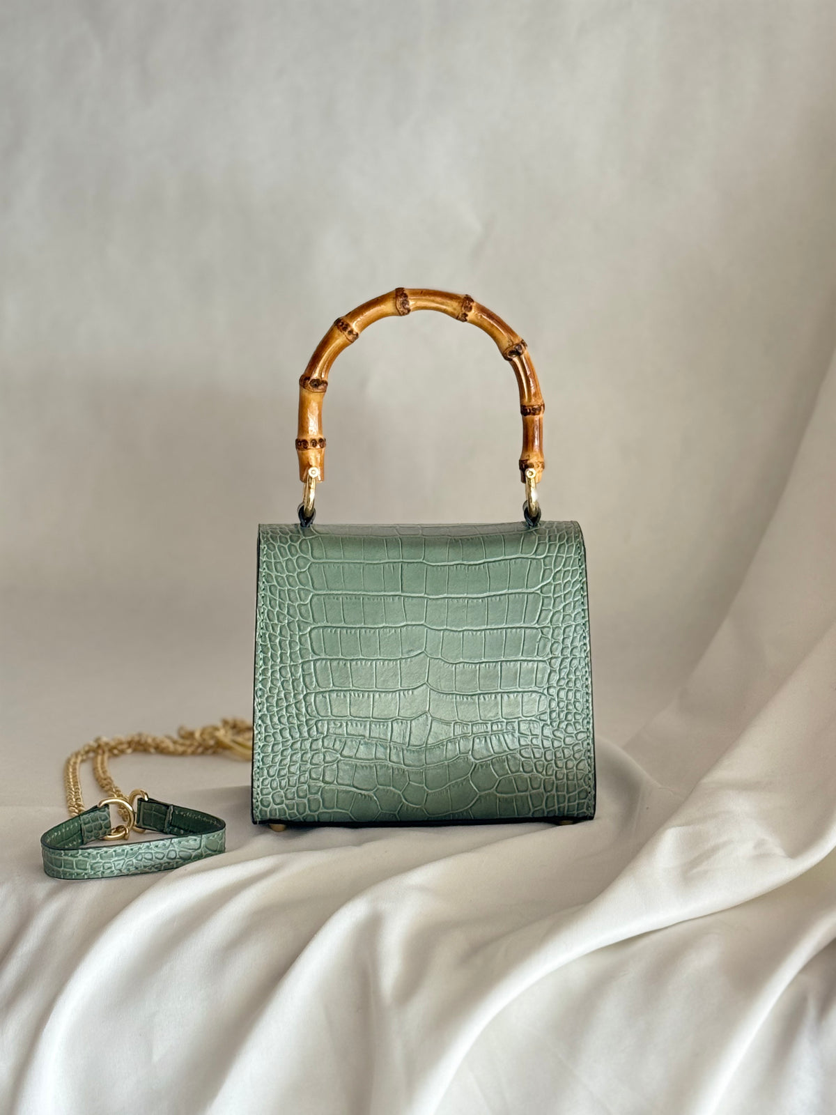 Bamboo Croc Bag - Piccolo