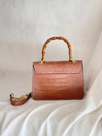 Bamboo Croc Bag - Medium