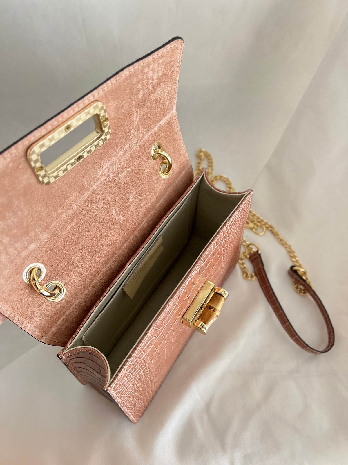 Bamboo Croc Bag - Medium