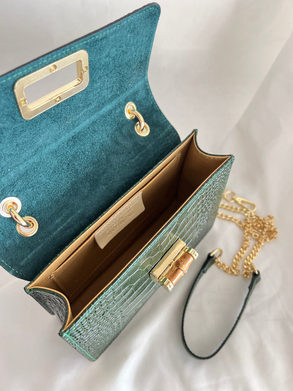 Bamboo Croc Bag - Medium