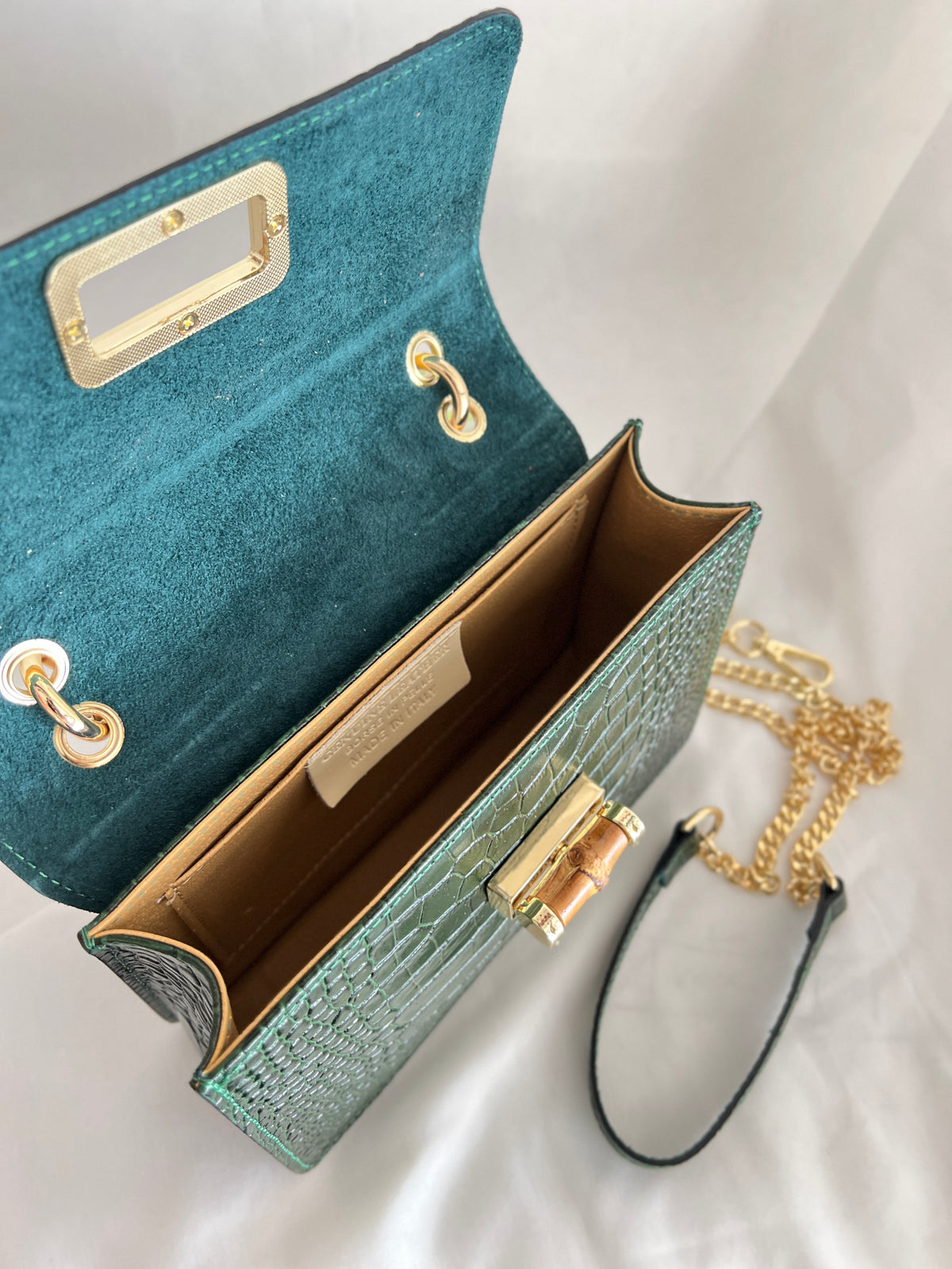 Bamboo Croc Bag - Medium