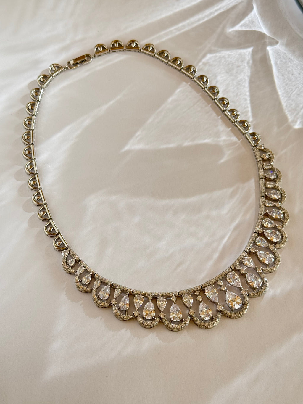 Crystal Statement Necklace | Collana gioiello con cristalli scintillanti