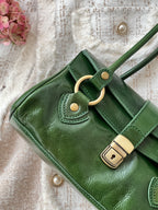 Borsa vintage in pelle oliata – Stile fiorentino