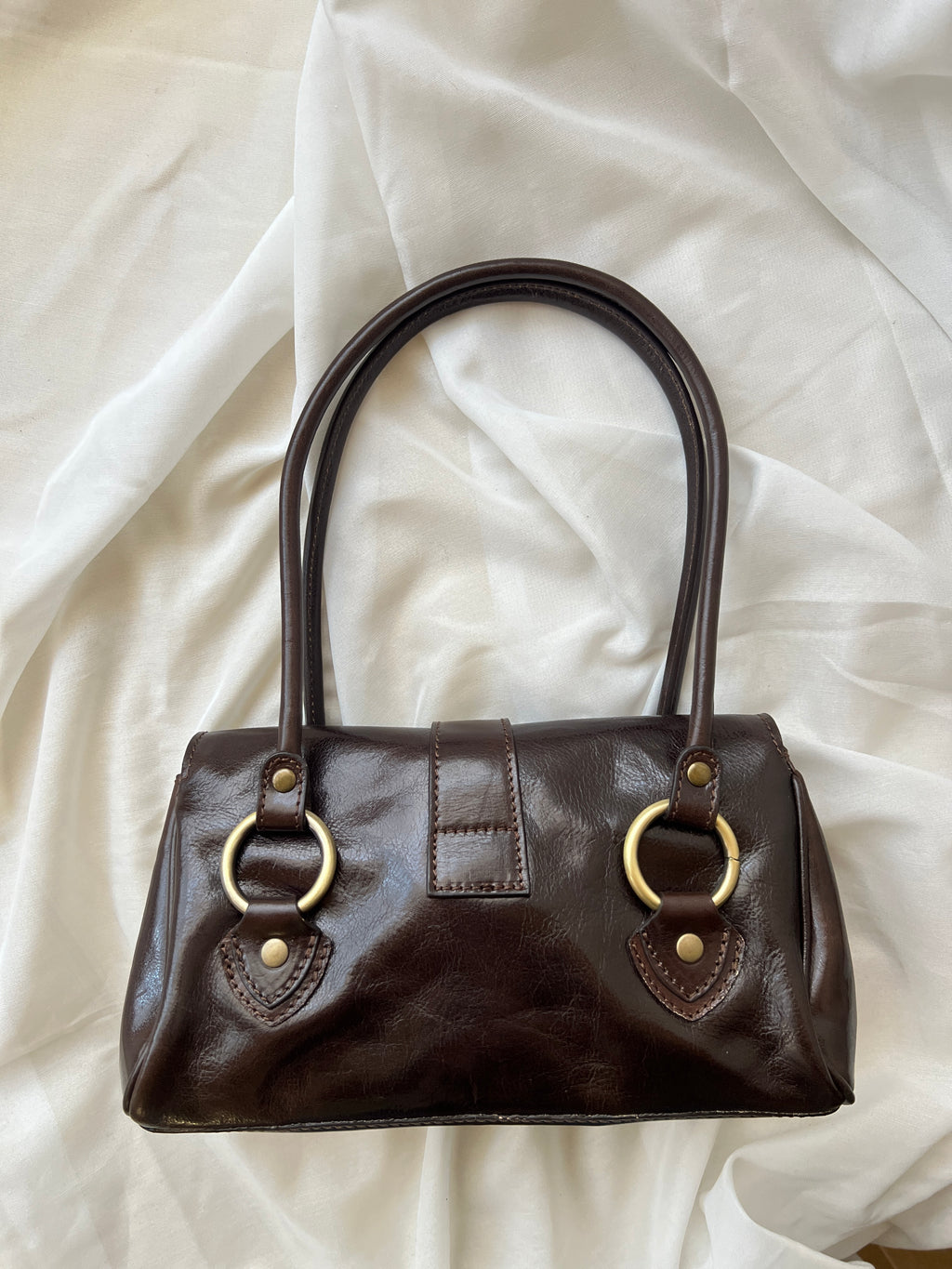 Borsa vintage in pelle oliata – Stile fiorentino
