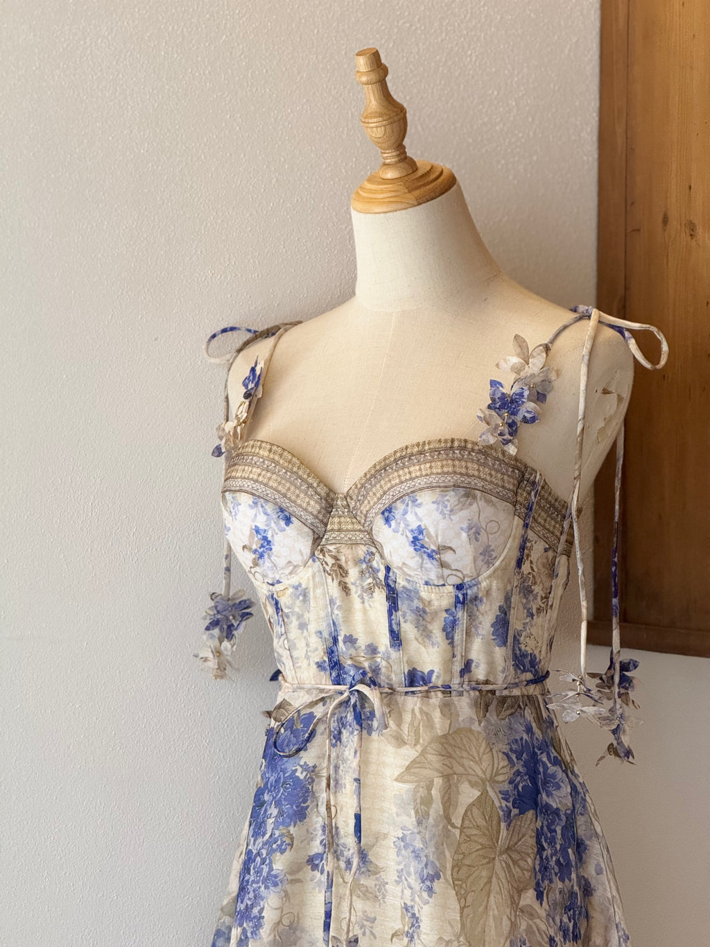 Blue Petal Corset Dress