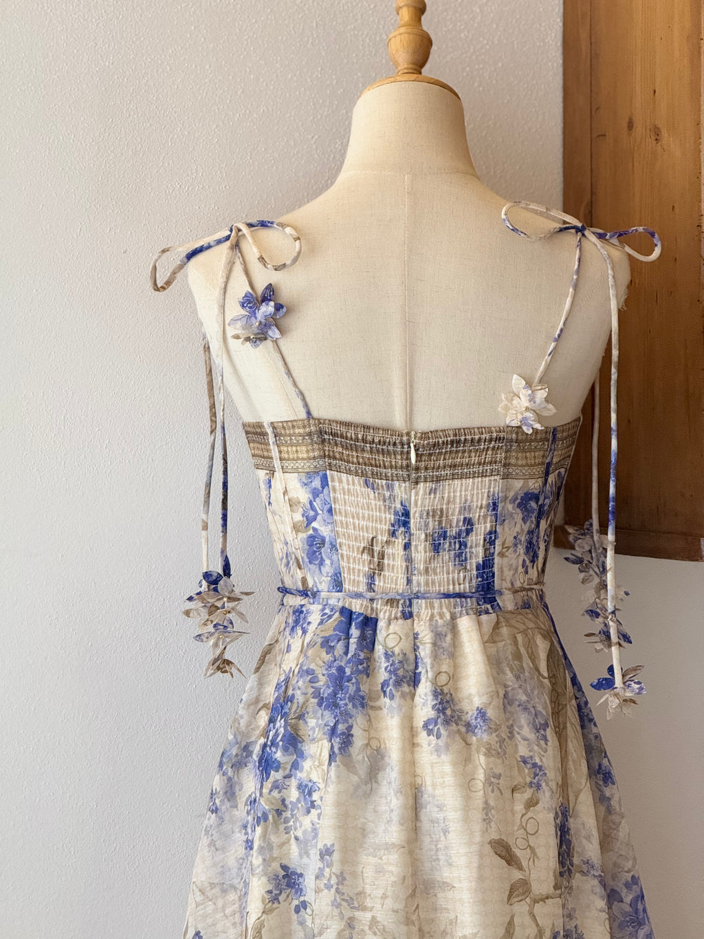 Blue Petal Corset Dress